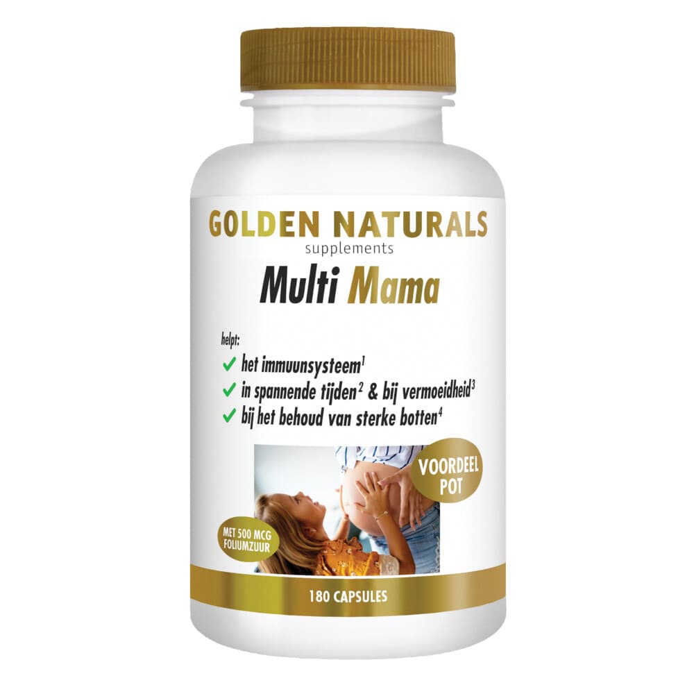 Gratis Verzending: 2x Golden Naturals Multi Mama 180 vegacapsules