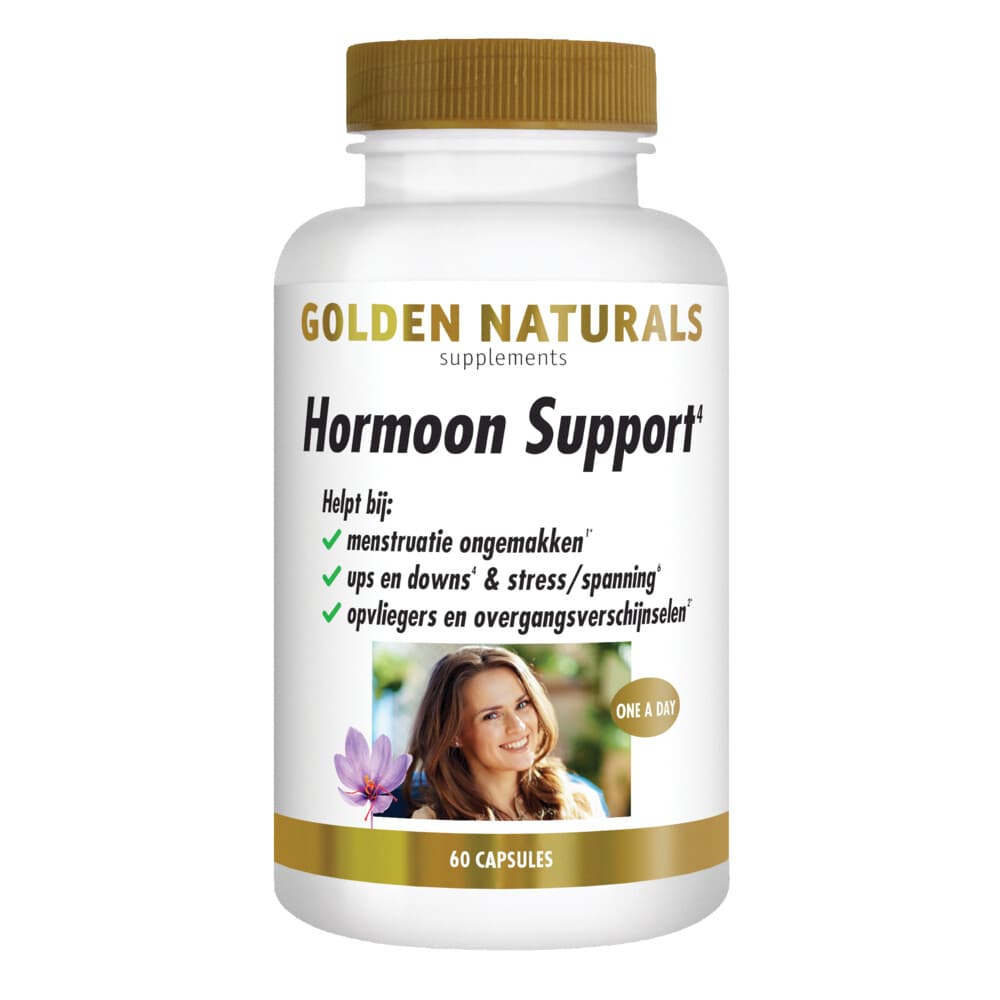 Gratis Verzending: 2x Golden Naturals Hormoon Support 60 vegacapsules