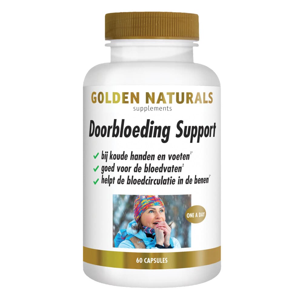 Gratis Verzending: 2x Golden Naturals Doorbloeding Support 60 vegacapsules