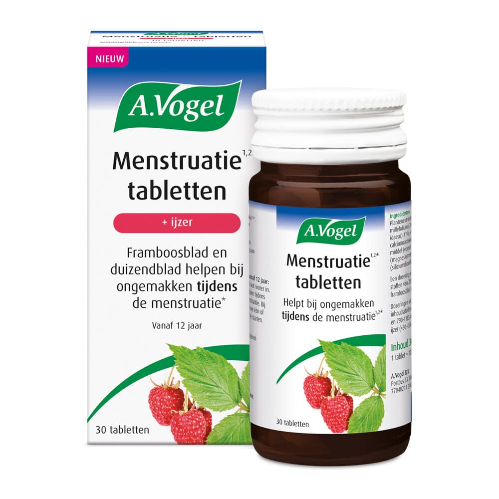 Gratis Verzending: A.Vogel Menstruatie 30 tabletten