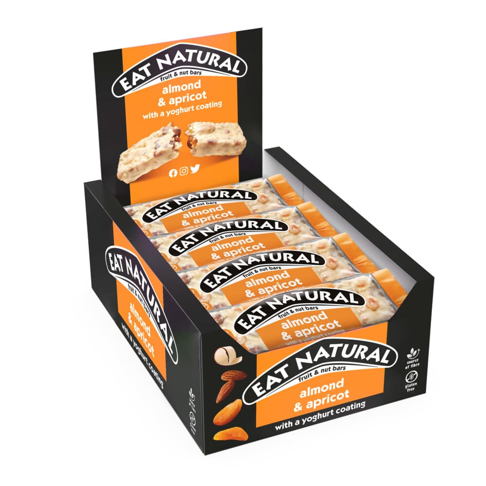 Eat natural Fruit Bar Amandel&Abrikoos 12 x 50 gr