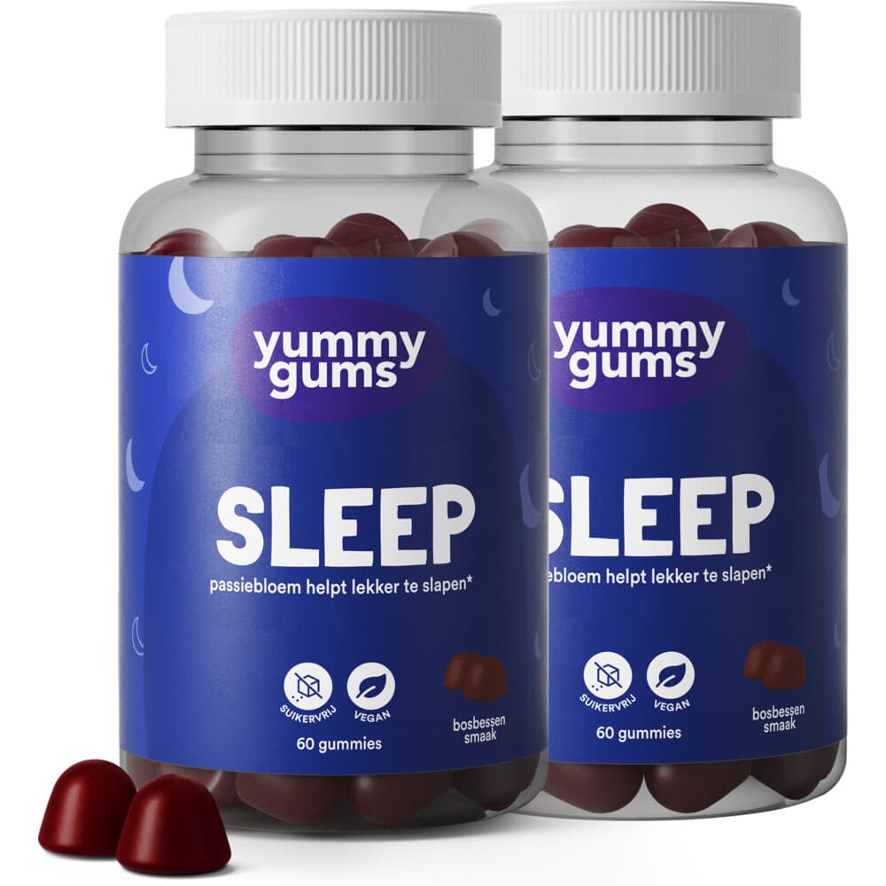Gratis Verzending: 2x Yummygums Sleep 60 gummies