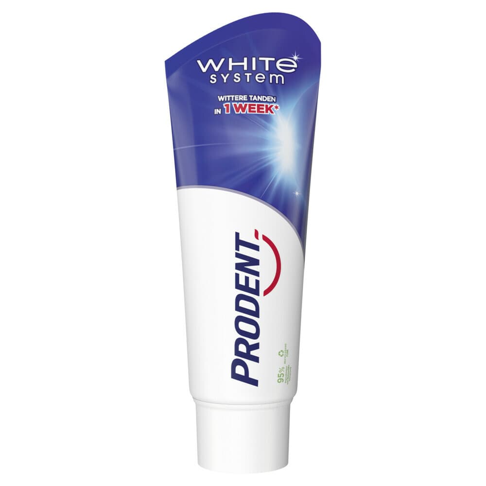 2+1 gratis: Prodent Tandpasta White System 75 ml