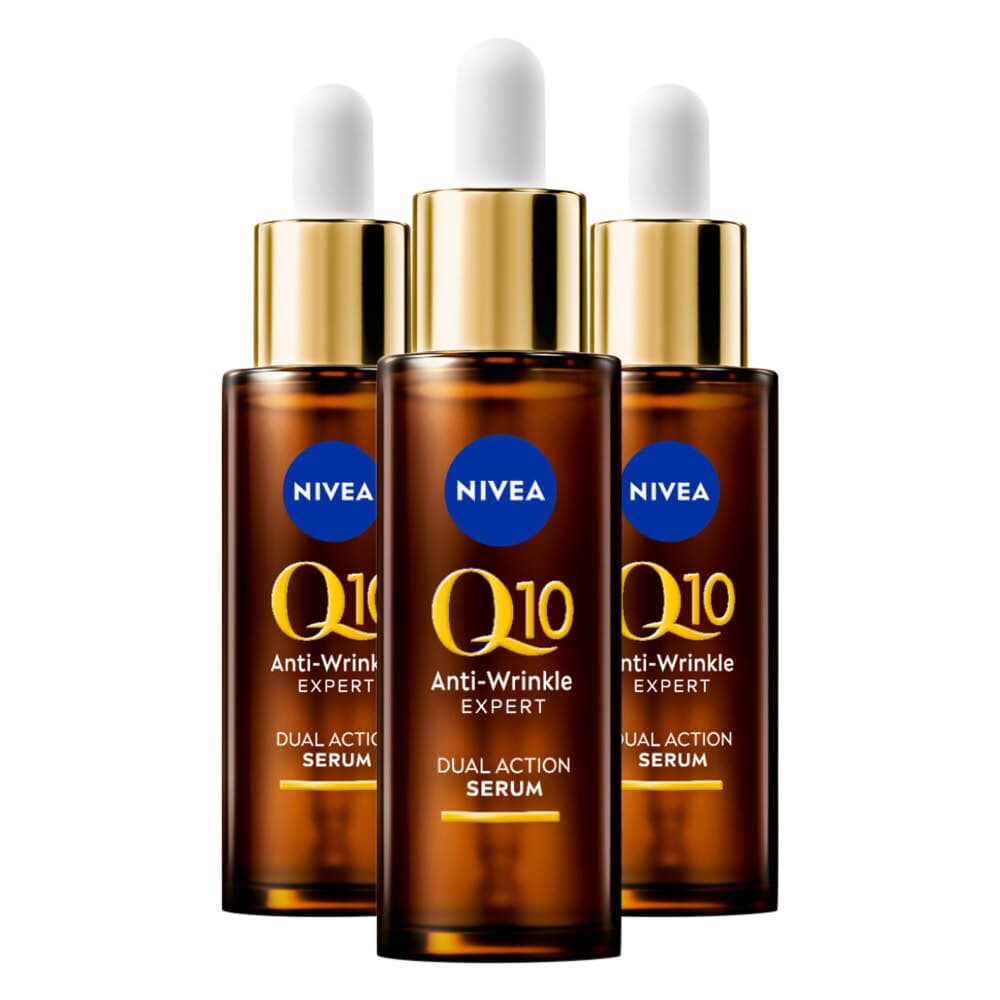 3x NIVEA Q10 Serum Anti-Rimpel Expert 30 ml