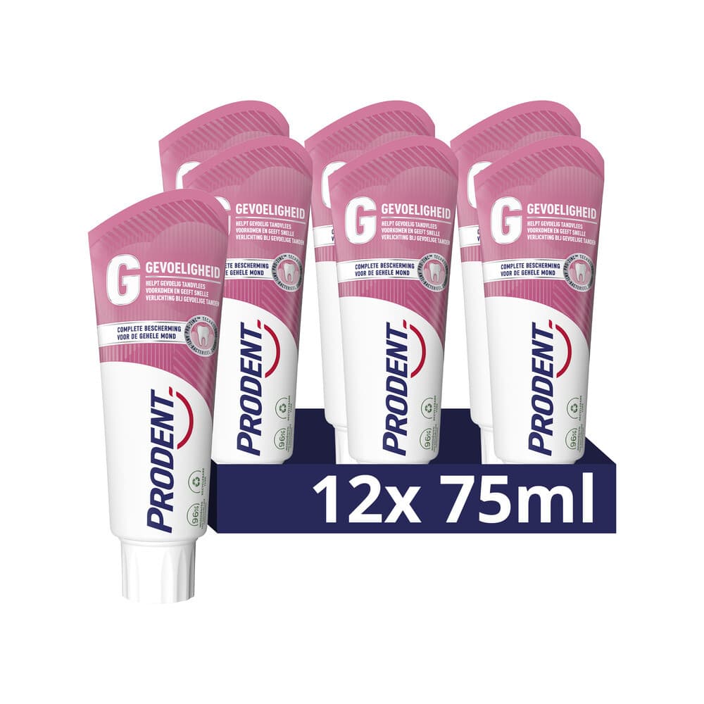 12x Prodent Tandpasta Gevoeligheid 75 ml