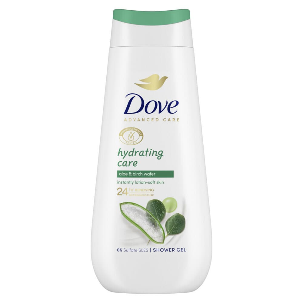2+1 gratis: Dove Douchecrème Hydrating Care 225 ml