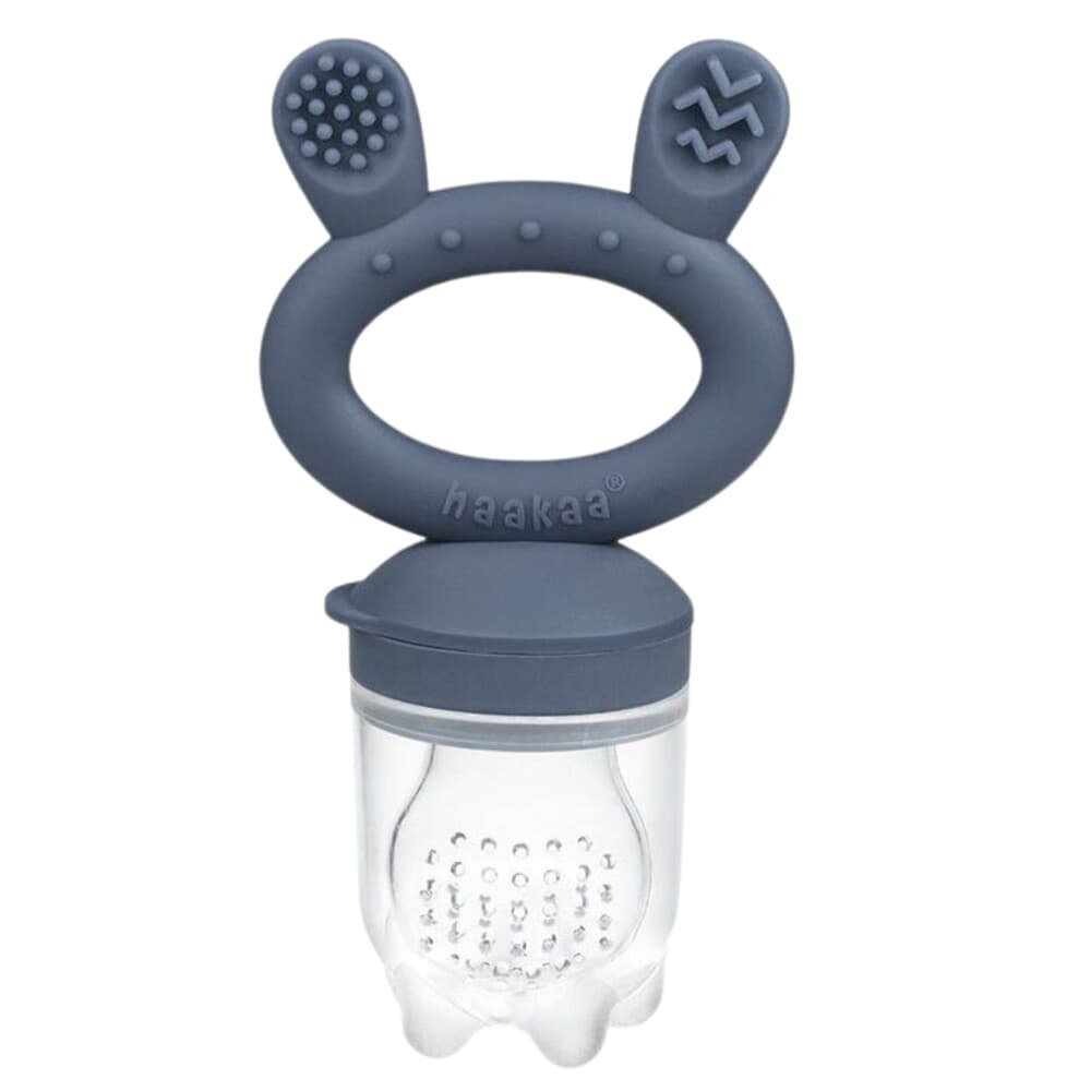 Haakaa Fresh Food Feeder Fruitspeen Steel blue