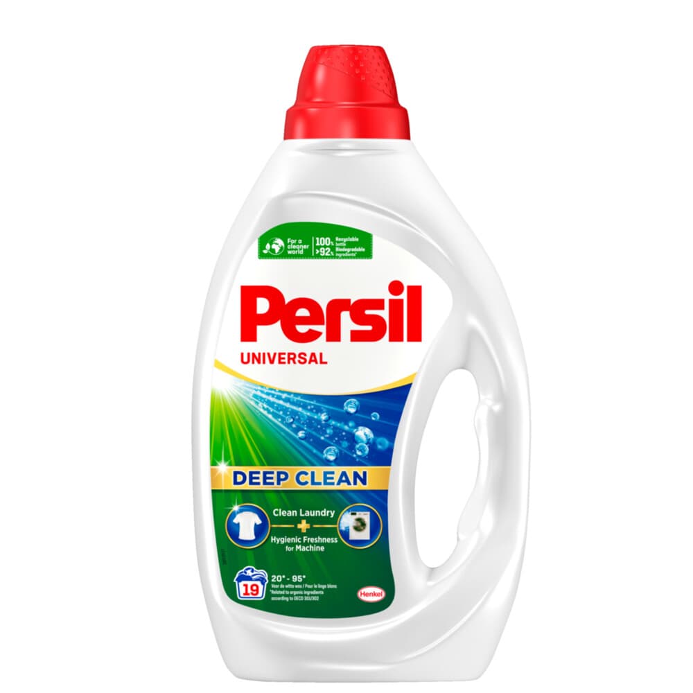 2+1 gratis: Persil Wasmiddel Gel 19 Wasbeurten Universal 855 ml