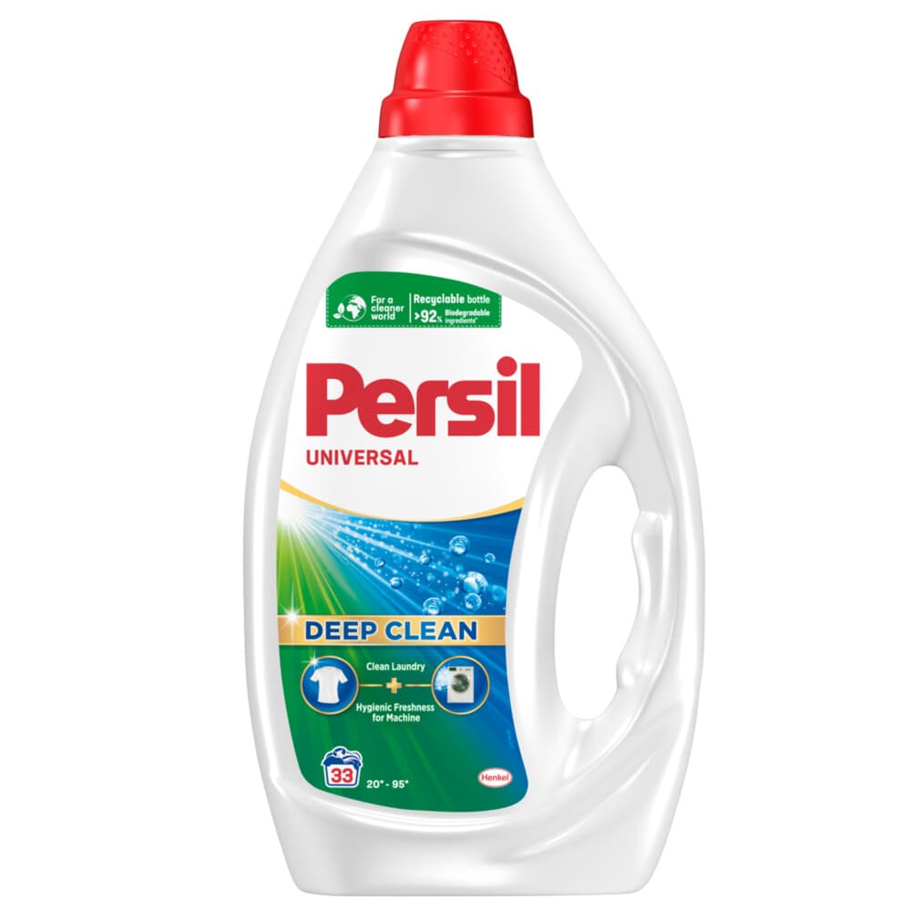2+1 gratis: Persil Wasmiddel Gel 33 Wasbeurten Universal 1,485 liter