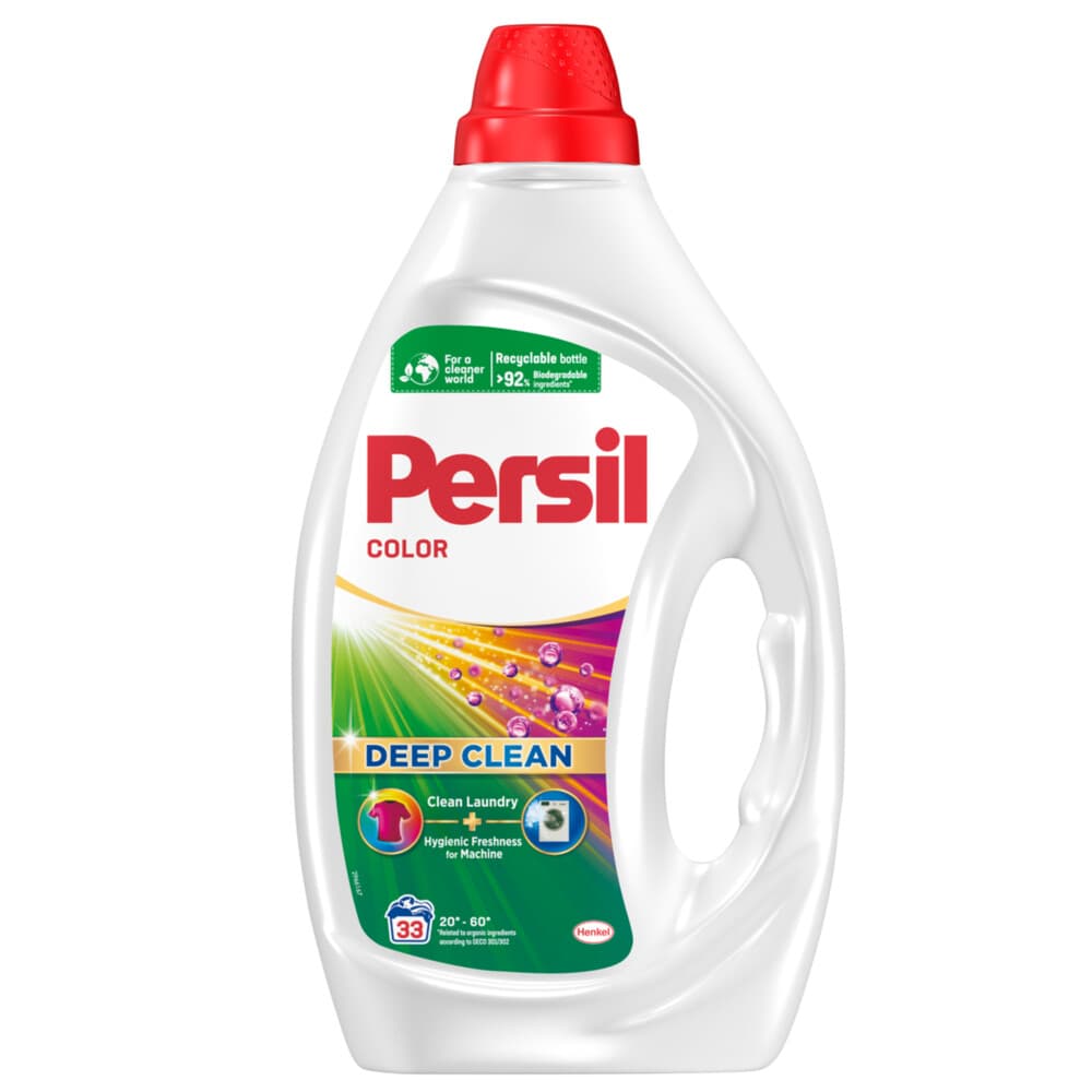 2+1 gratis: Persil Wasmiddel Gel 33 Wasbeurten Gekleurde was 1,485 liter