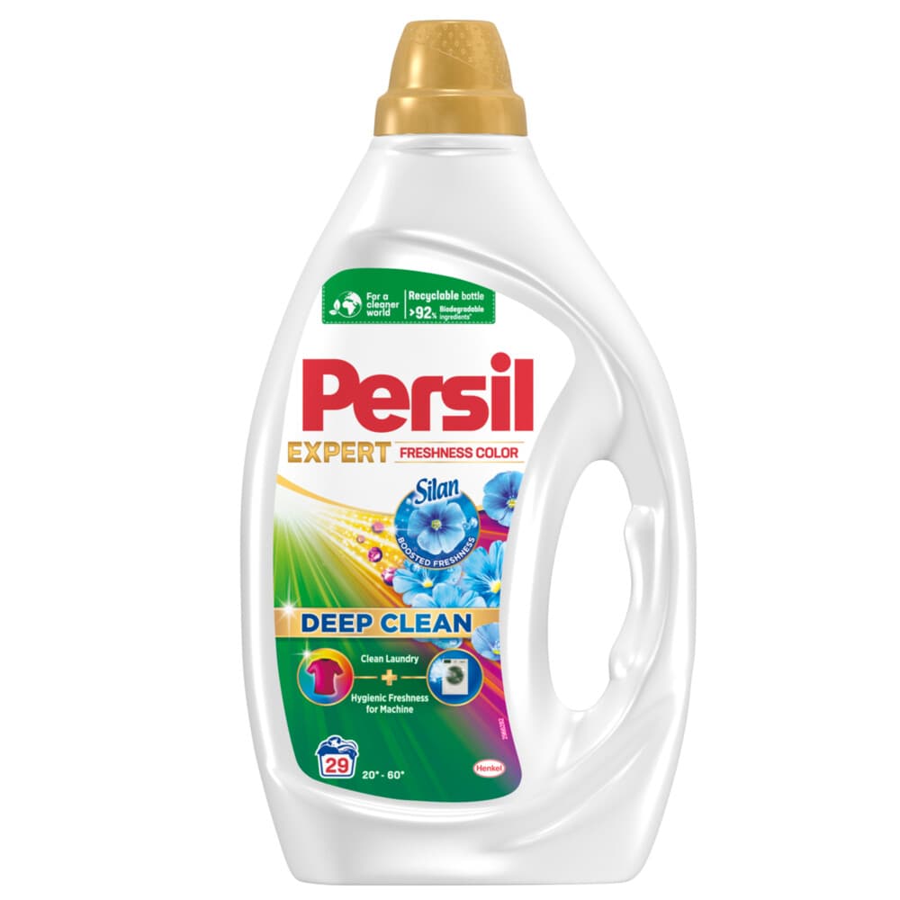 2+1 gratis: Persil Wasmiddel Gel 29 Wasbeurten Gekleurde was Freshness by Silan 1,305 liter