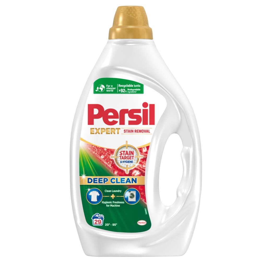2+1 gratis: Persil Wasmiddel Gel 29 Wasbeurten Stain Removal 1,305 liter