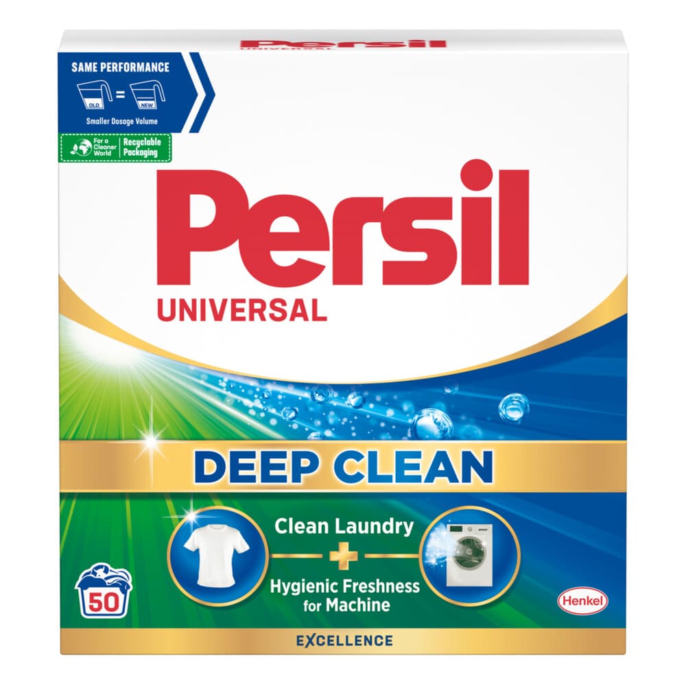 2+1 gratis: Persil Waspoeder 50 Wasbeurten Universal 3 kg