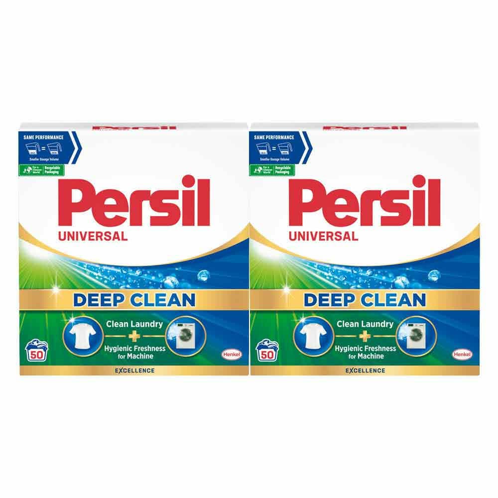 2x Persil Waspoeder 50 Wasbeurten Universal 3 kg