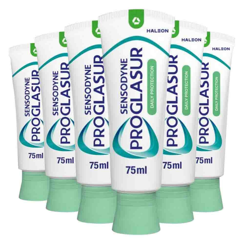 6x Sensodyne Tandpasta ProGlasur Daily Protection Daily Protection 75 ml