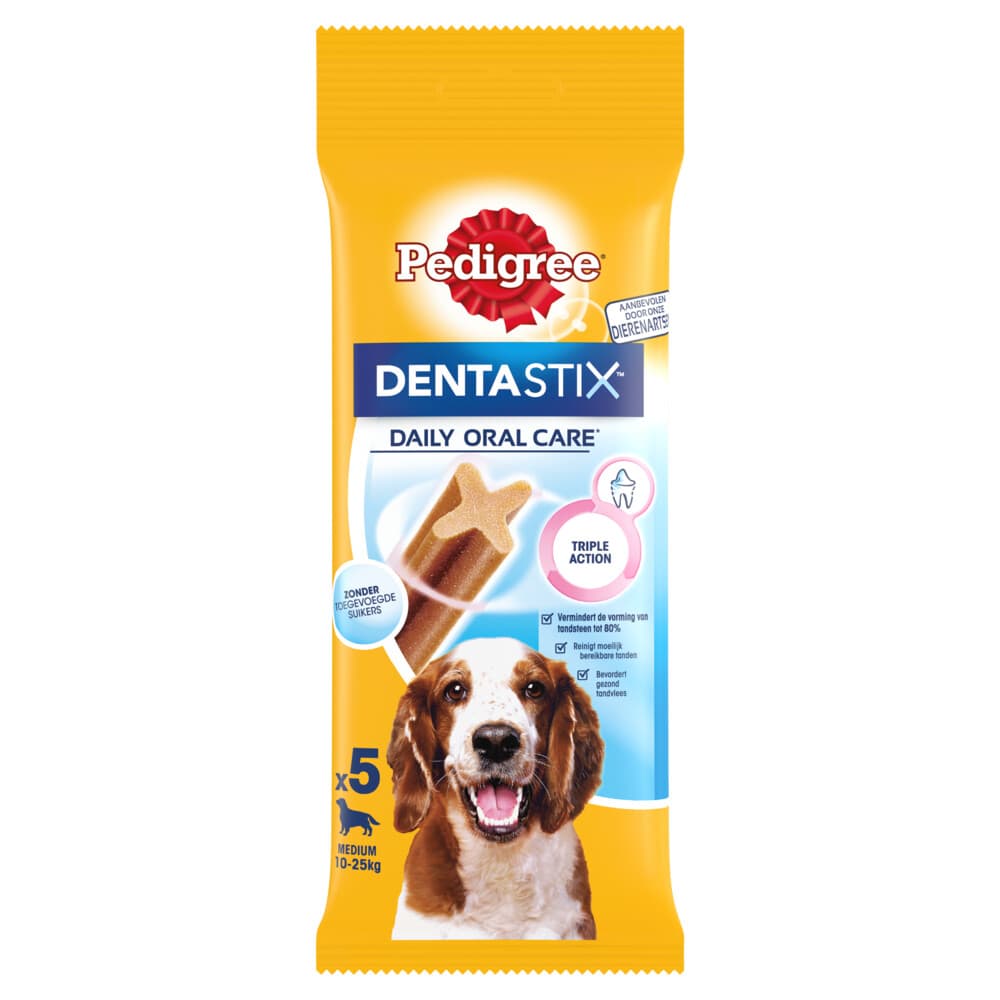 Pedigree Dentastix Hondensnacks Medium Single 5-pack 128 gr
