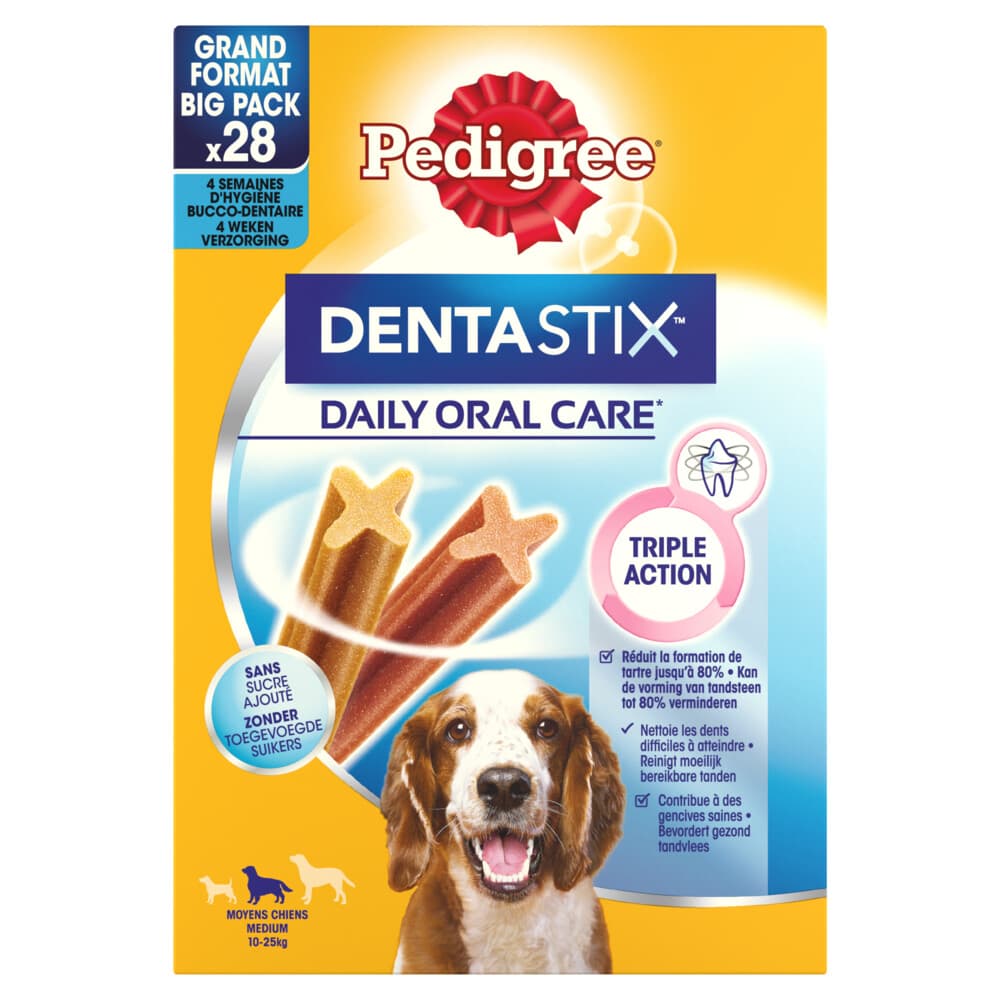 Pedigree Dentastix Hondensnacks Medium Multipack 28-pack 720 gr