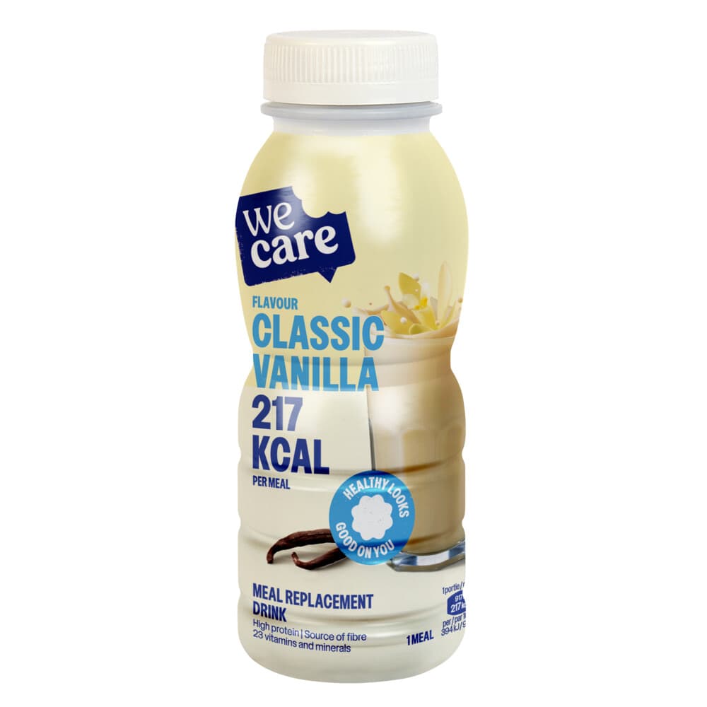 4x WeCare Meal Replacement Drink Classic Vanilla 236 ml
