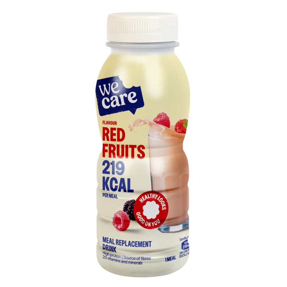 4x WeCare Meal Replacement Drink Red Fruits 236 ml