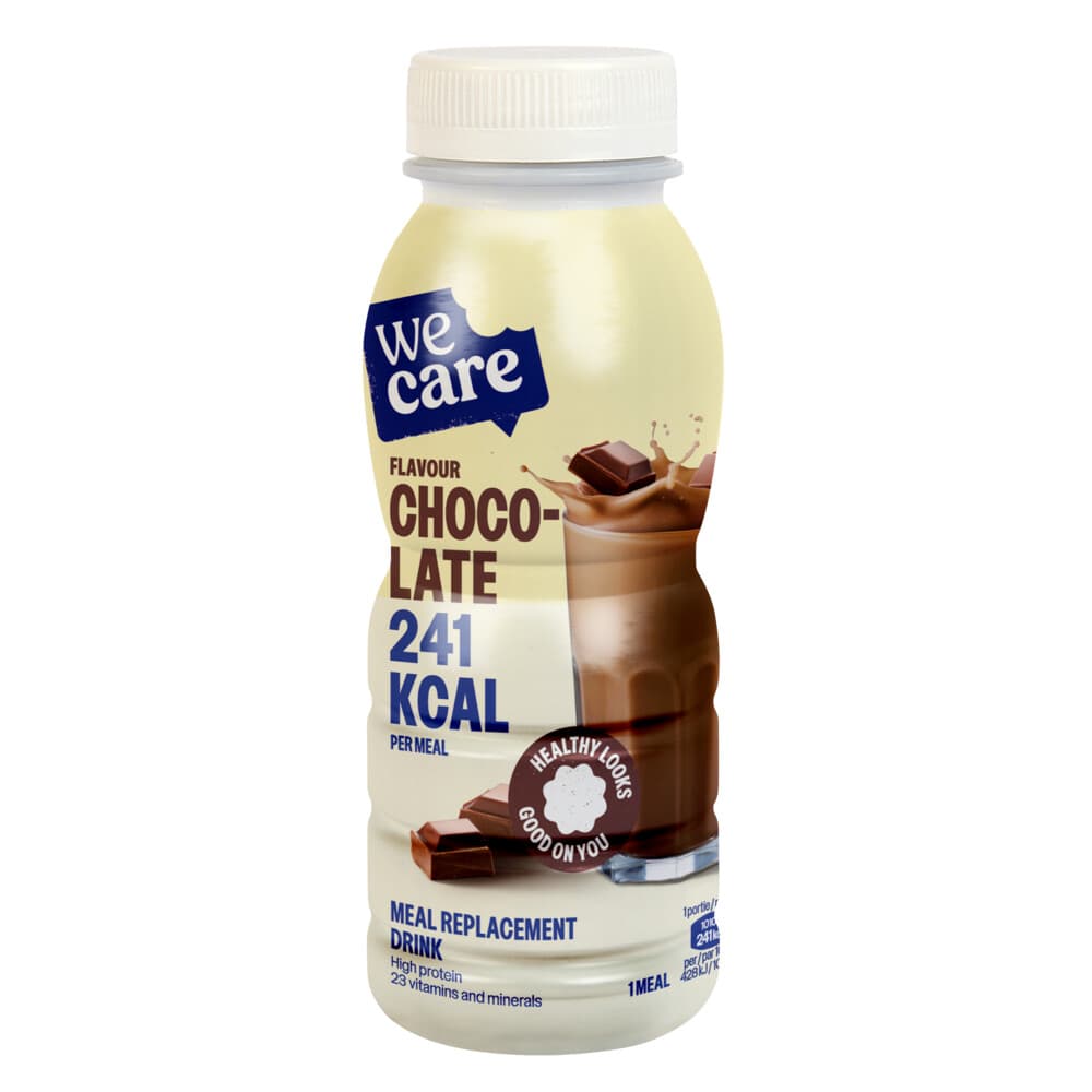 4x WeCare Meal Replacement Drink Chocolate 236 ml