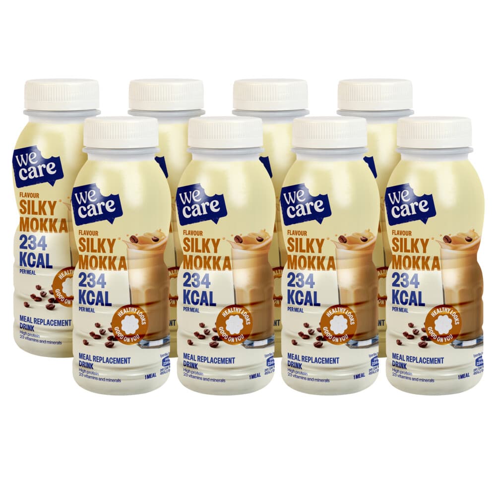 8x WeCare Meal Replacement Drink Silky Mokka 236 ml