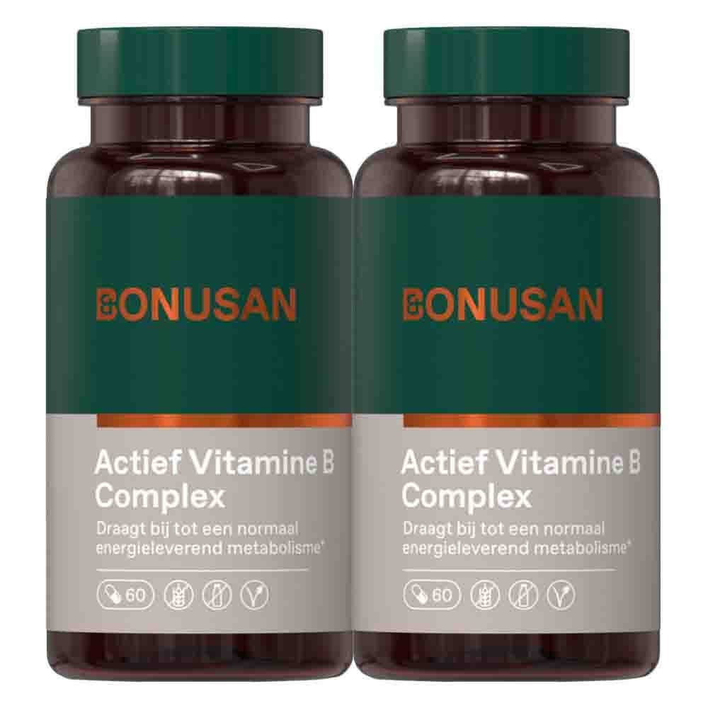 Gratis Verzending: 2x Bonusan Actief Vitamine B Complex 60 capsules