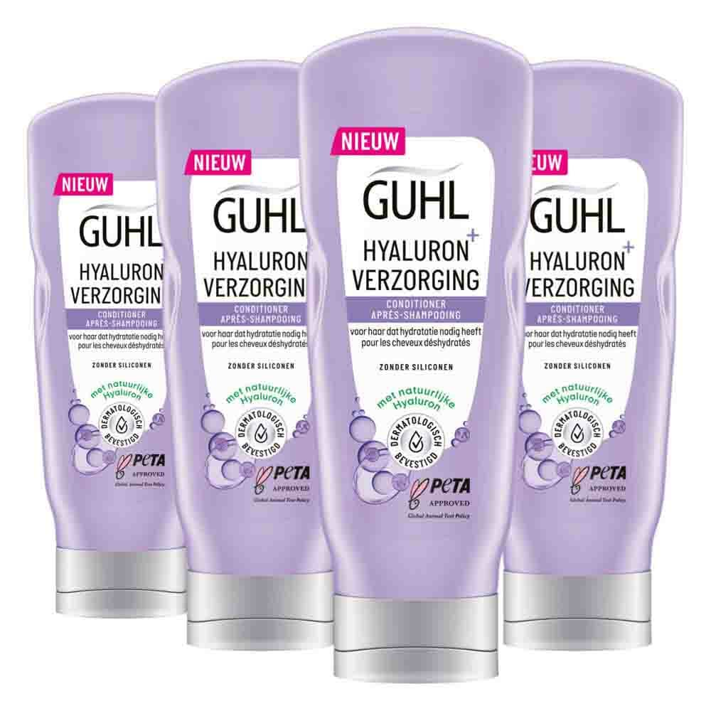 4x Guhl Conditioner Hyaluron Verzorging 200 ml