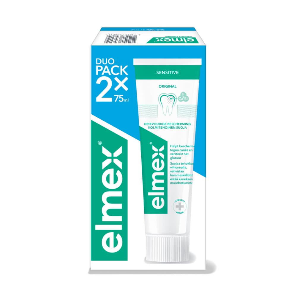 Elmex Tandpasta Sensitive Duopack 2 x 75 ml