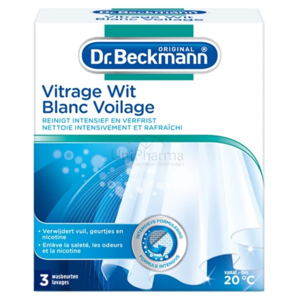 4x Dr. Beckmann Vitrage Wit 3 x 40 gr