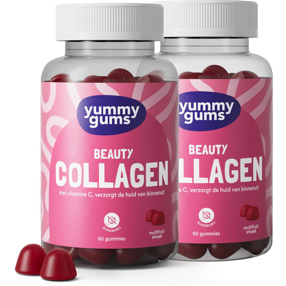 Gratis Verzending: 2x Yummygums Collageen Gummies 60 gummies