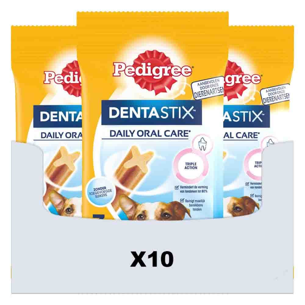 10x Pedigree Dentastix Hondensnacks Mini Single 7-pack 110 gr