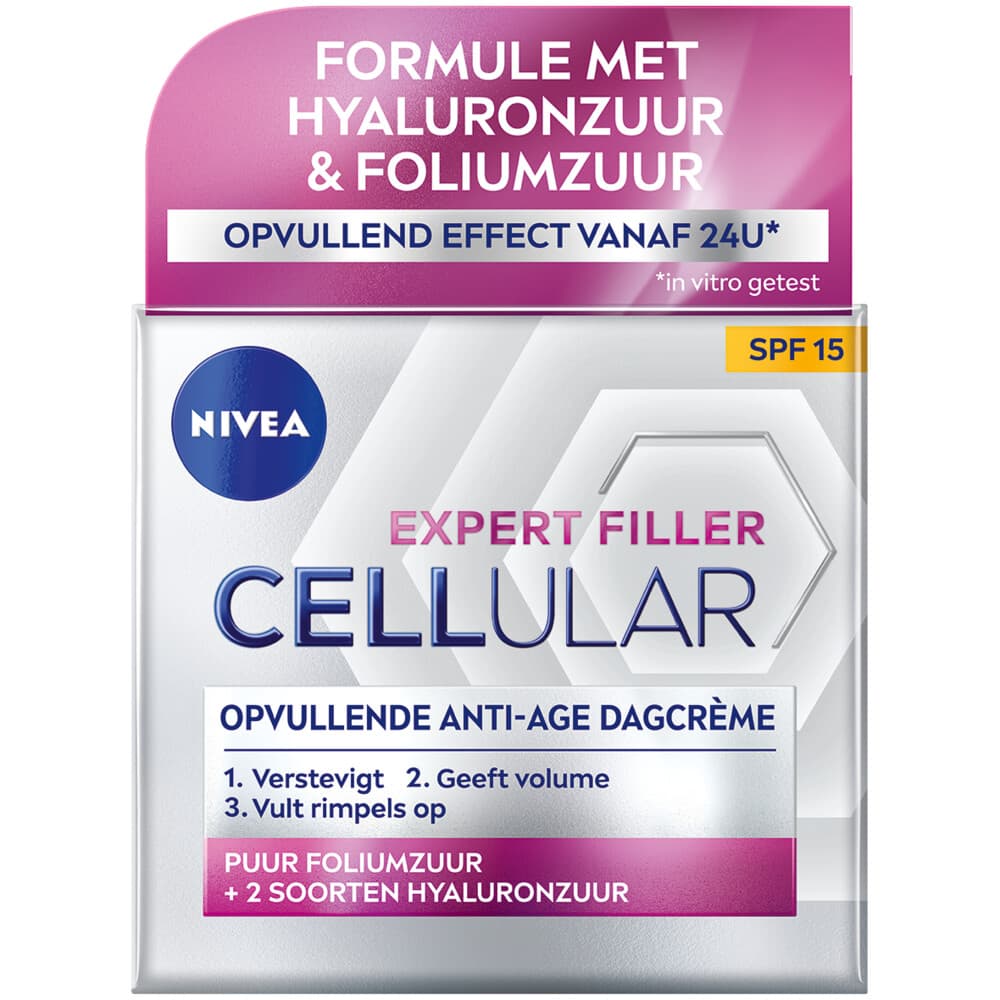 1+1 gratis: NIVEA Cellular Filler Dagcrème Anti-Age SPF 15 50 ml
