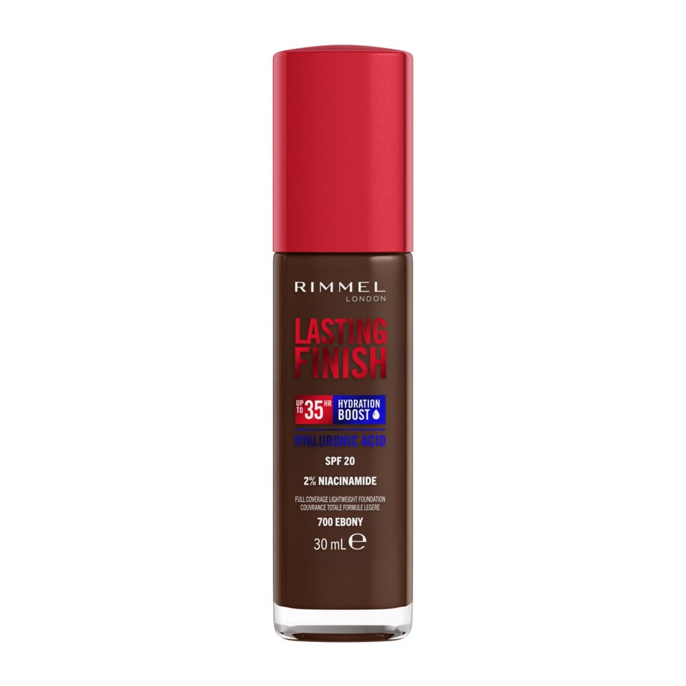 Rimmel Lasting Finish 35H Foundation Ebony 700 30 ml