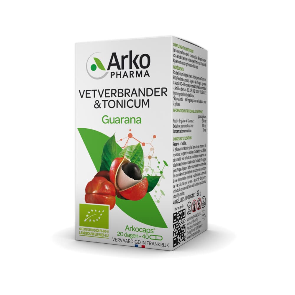 Gratis Verzending: Arkopharma Guarana 40 capsules