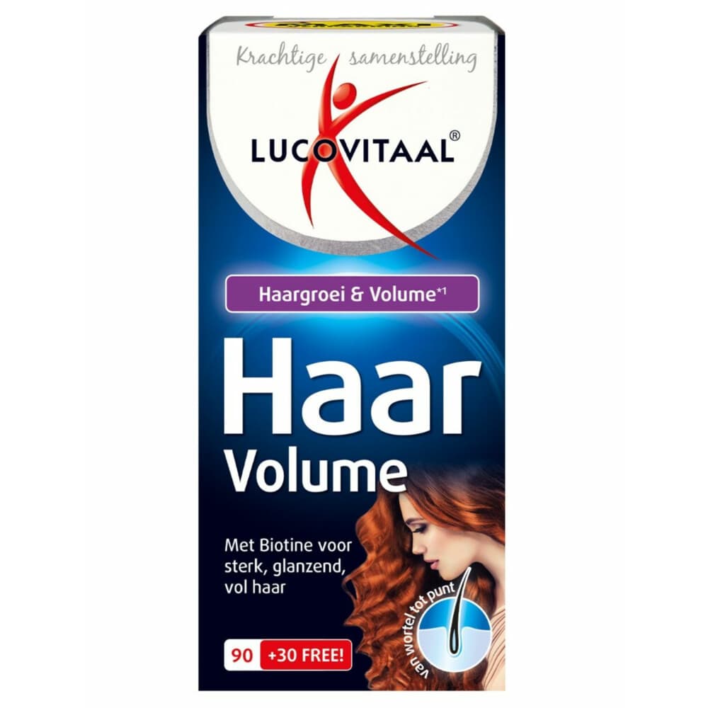 Gratis Verzending: 2x Lucovitaal Haar Groei&Volume 120 capsules