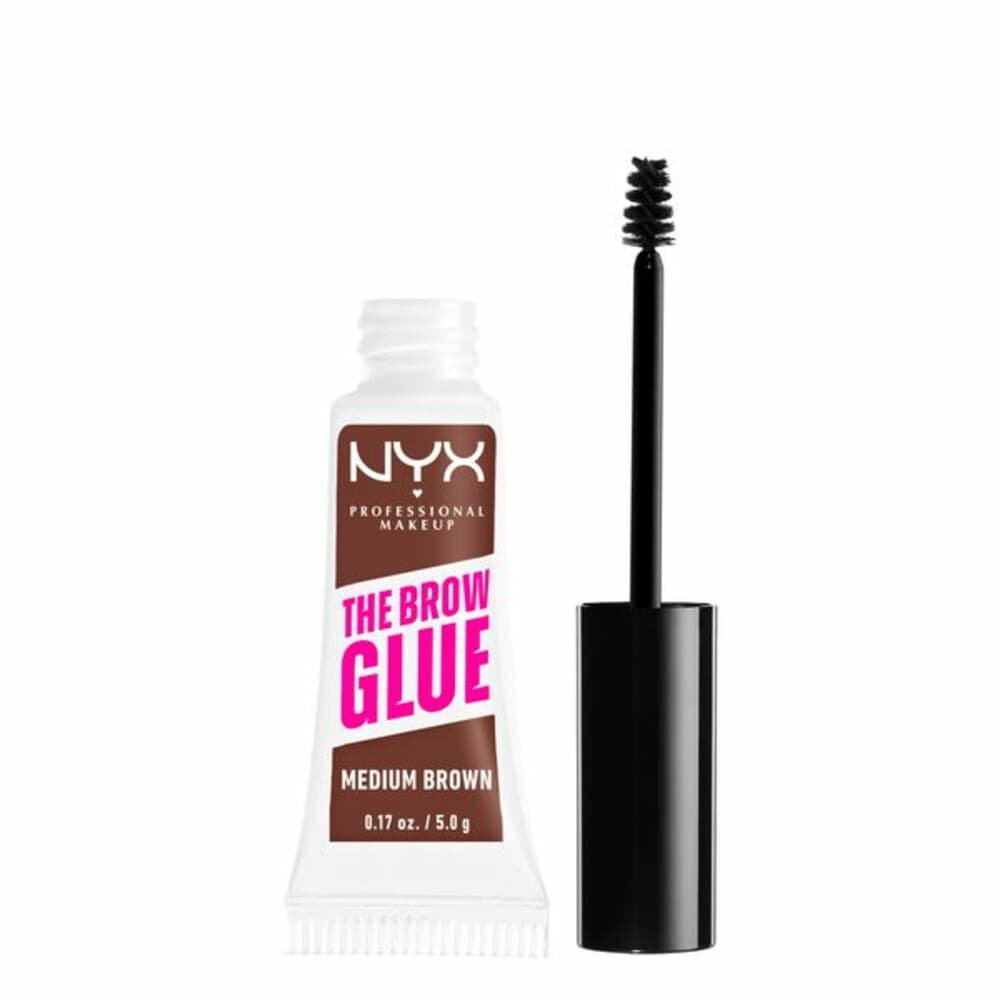 NYX The Brow Glue Wenkbrauwgel Warm Brown 5 gr