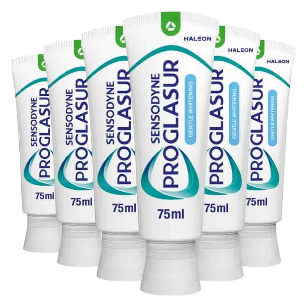 6x Sensodyne Tandpasta ProGlasur Multi-Action Gentle White 75 ml