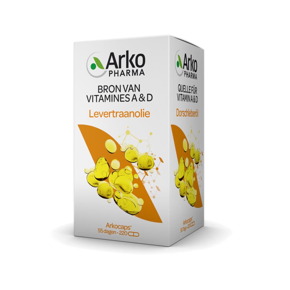 Gratis Verzending: Arkopharma Levertraanolie 220 capsules