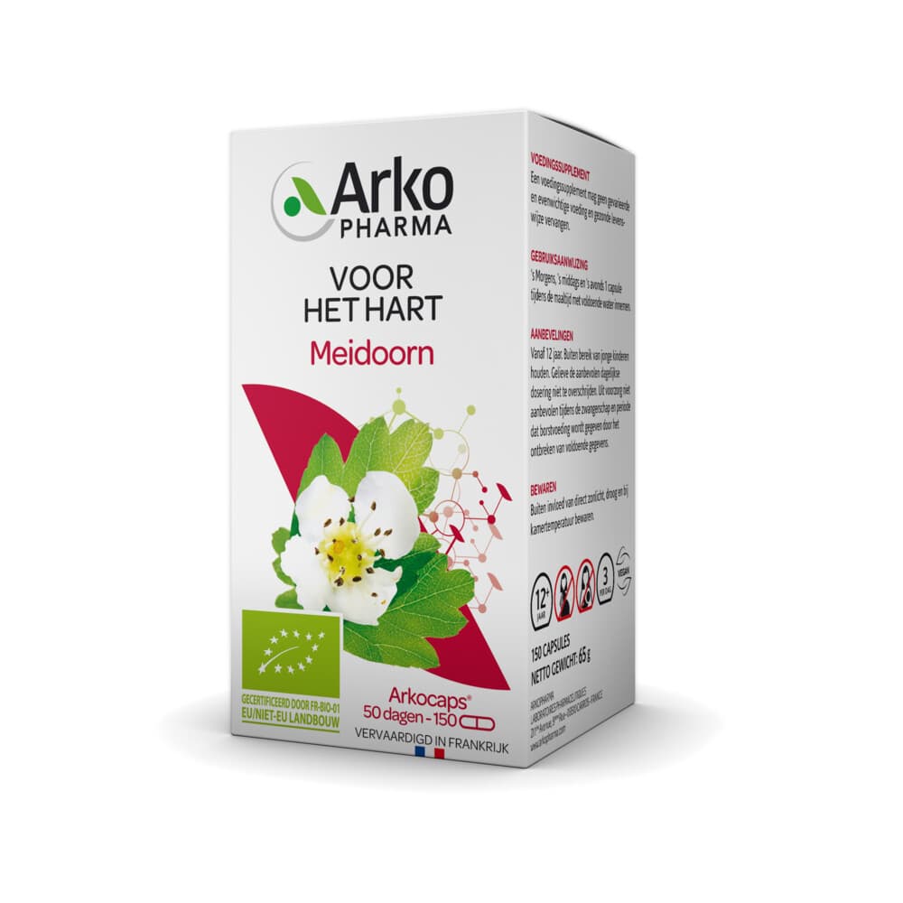 Gratis Verzending: Arkopharma Meidoorn 150 capsules