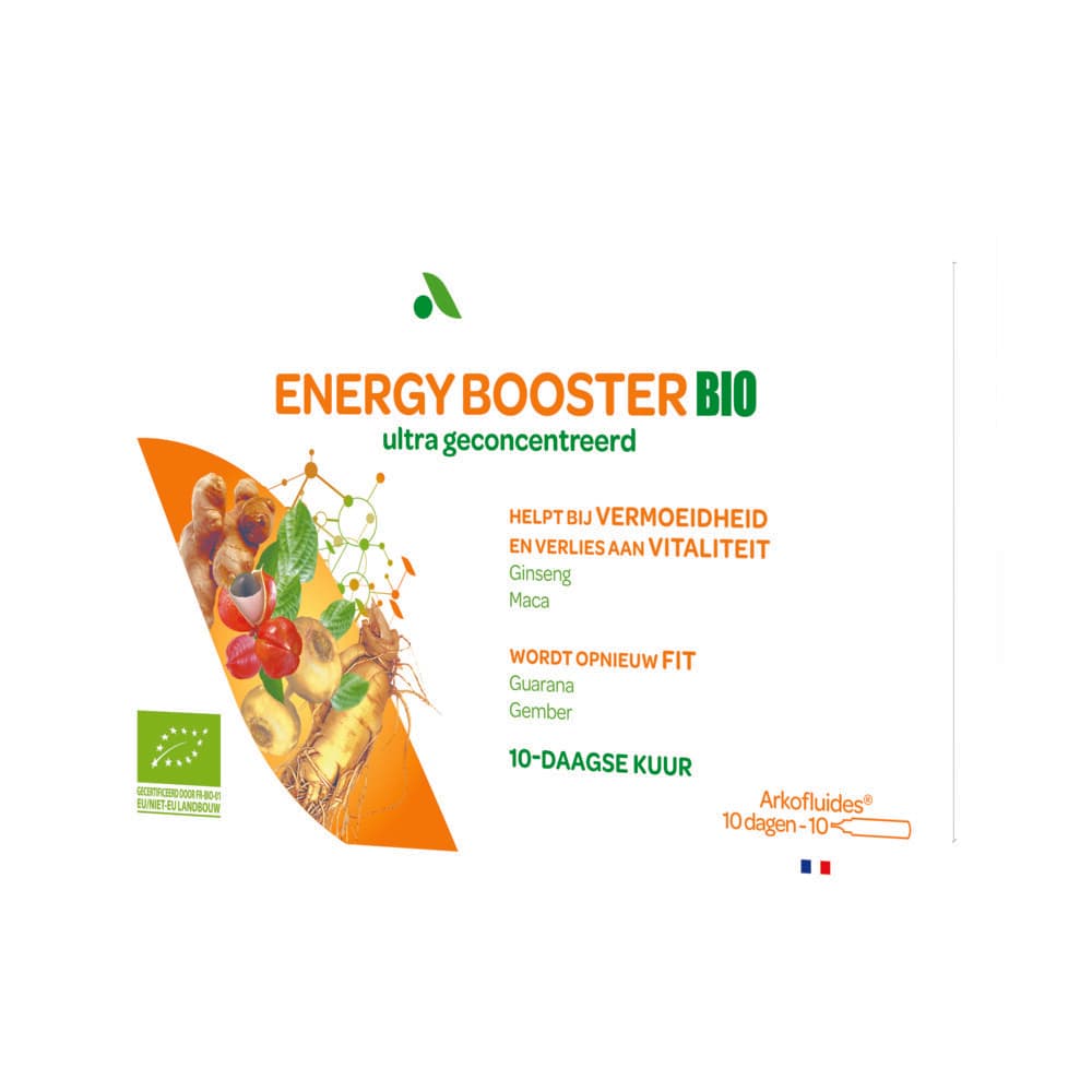 Gratis Verzending: Arkopharma Bio Drinkampullen Energy Booster 10 ampullen