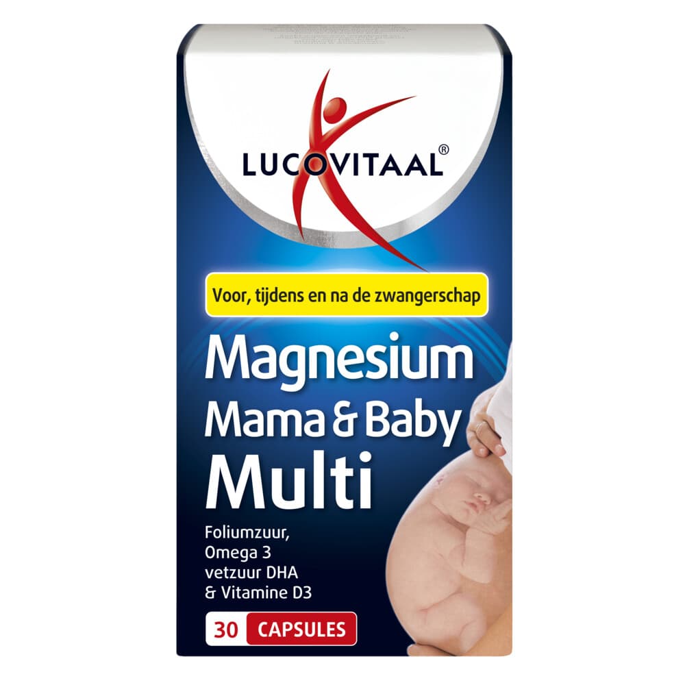 2+2 gratis: Lucovitaal Magnesium Mama&Baby Multi 30 capsules