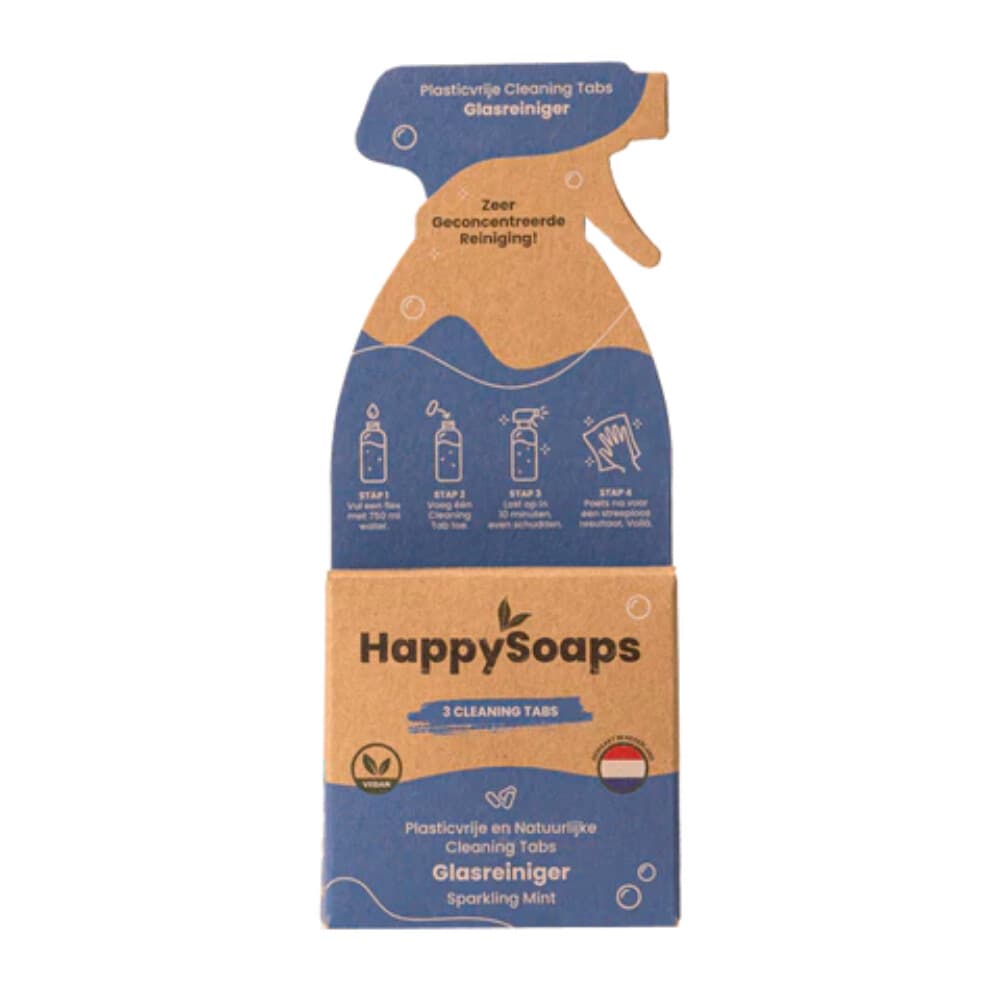 HappySoaps Cleaning Tabs Glasreiniger Sparkling Mint 24 gr
