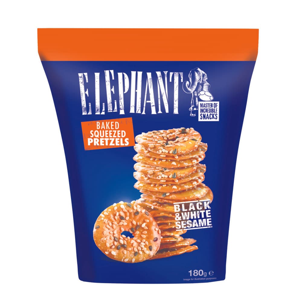 Elephant Pretzels Sesam 180 gr