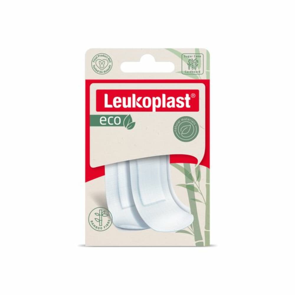 Leukoplast Eco Pleisters 12 x (19x72mm) en 8 x (38x72mm) 20 stuks
