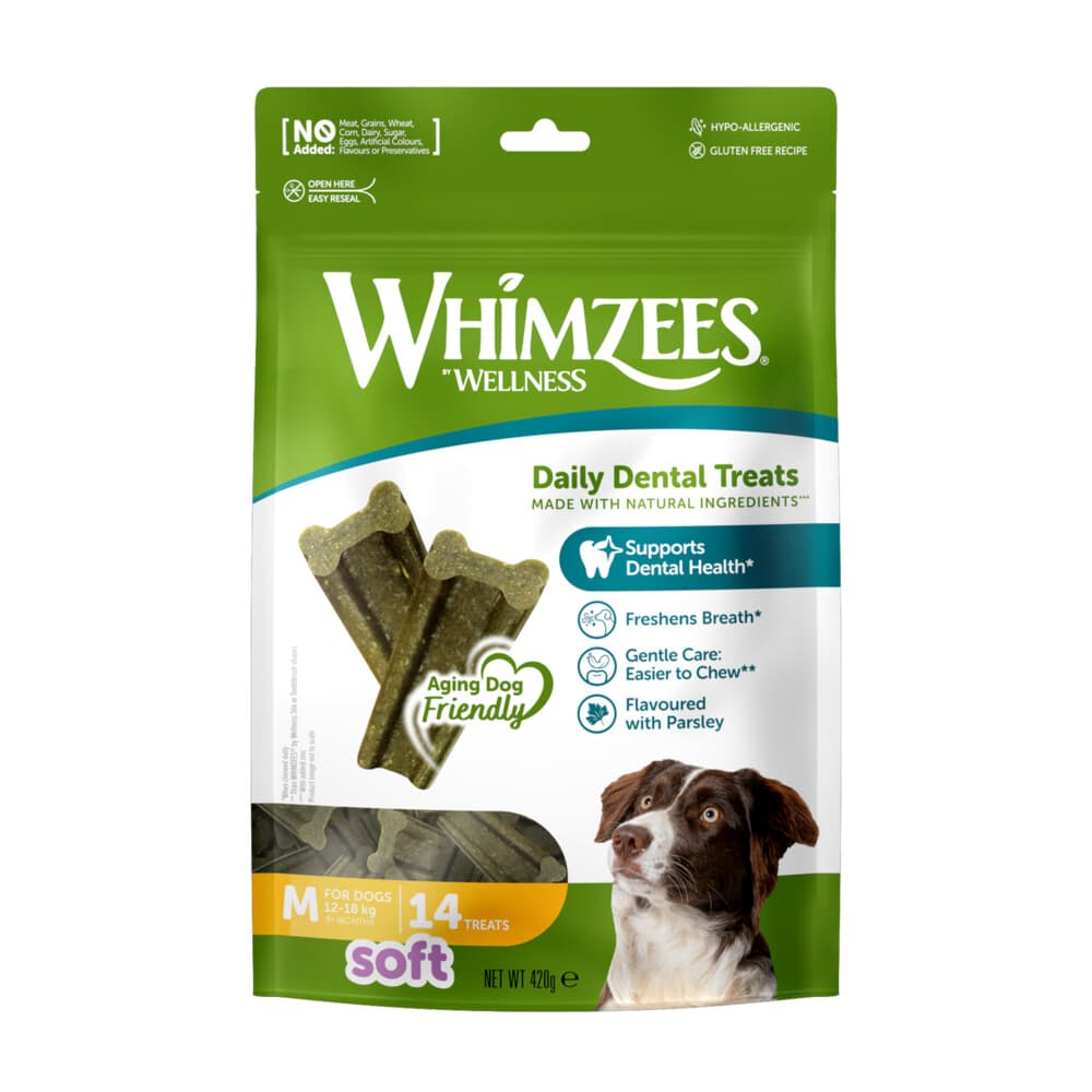 Whimzees Value Bag Soft M 14 stuks