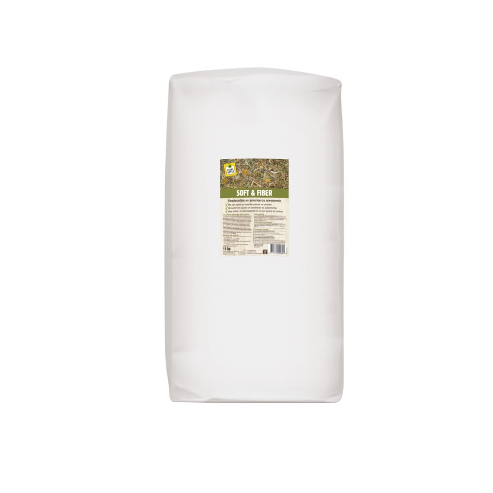 Vitalstyle Paarden Ruwvoermix Soft&Fiber 15 kg