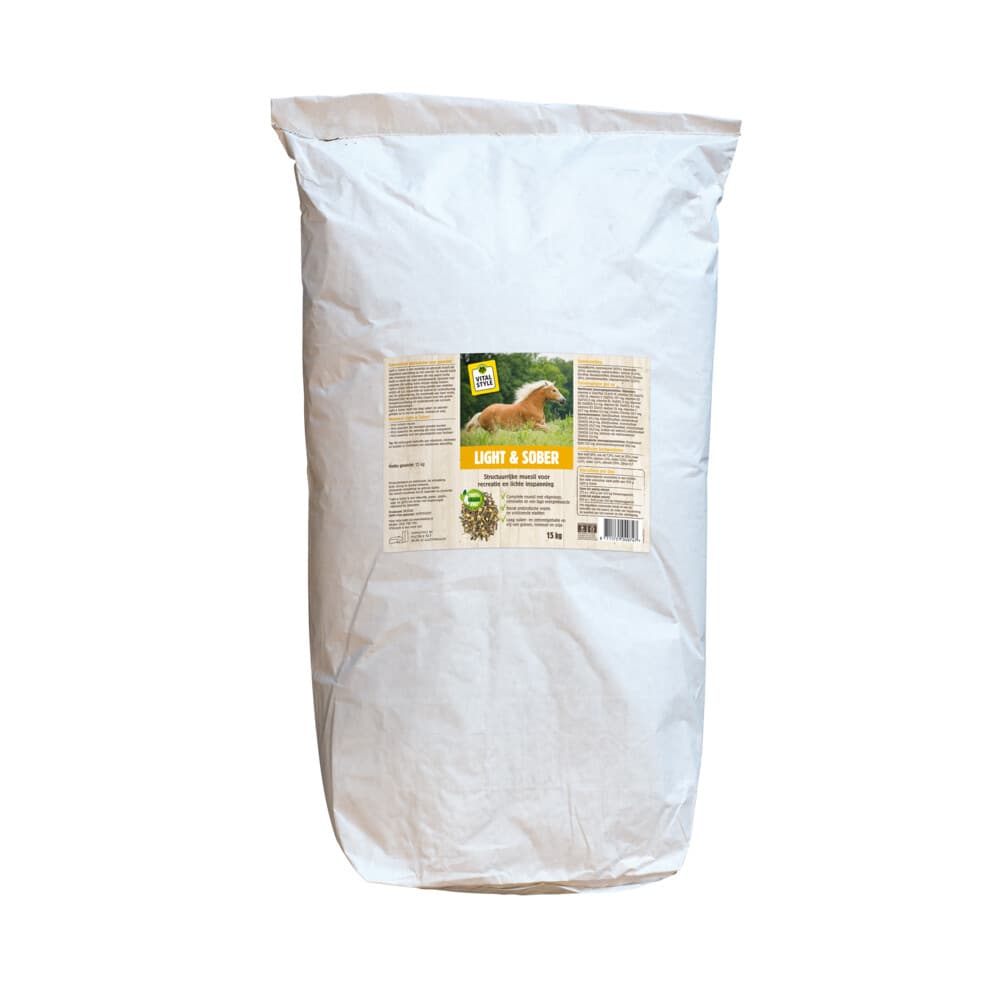 Vitalstyle Paardenmuesli Light&Sober 15 kg