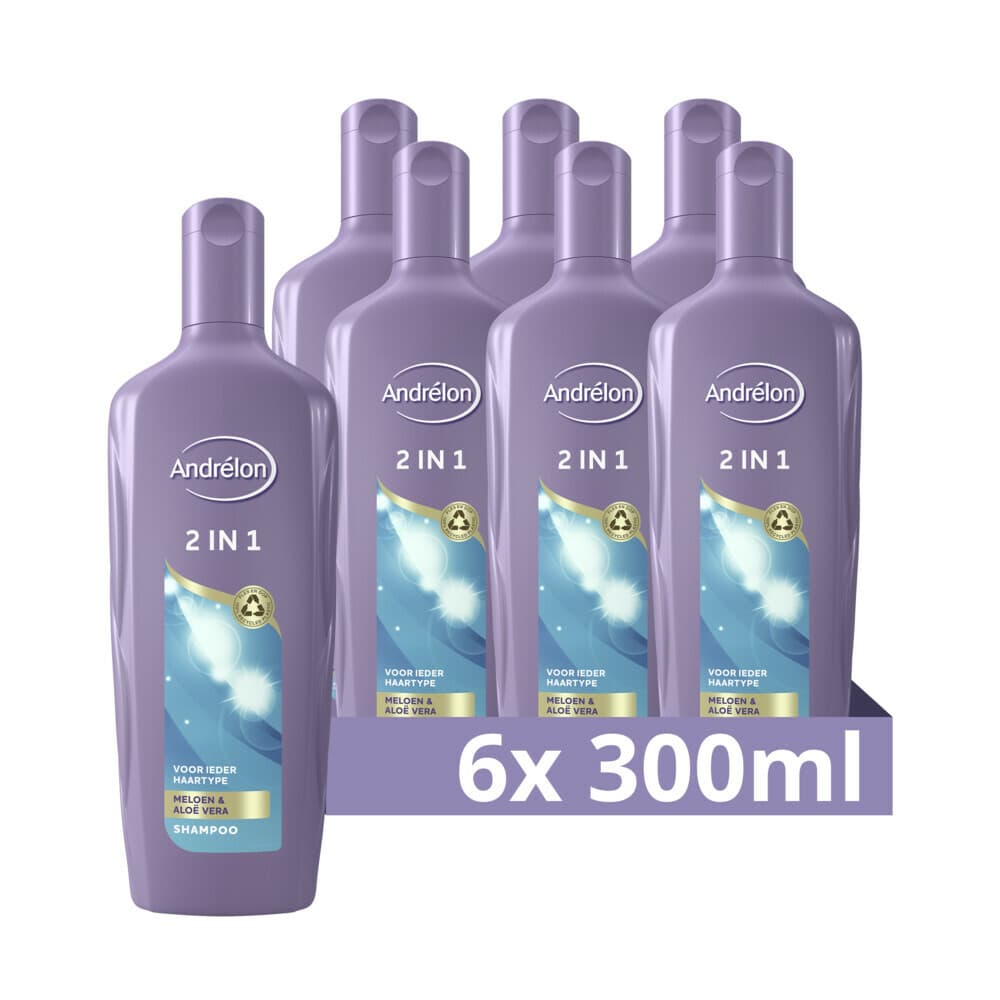 6x Andrélon Shampoo 2-in-1 300 ml