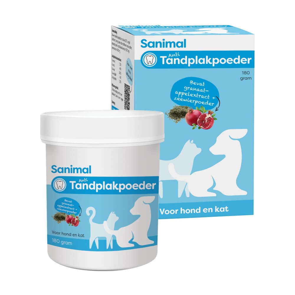 Sanimal Anti-tandplakpoeder 180 gr