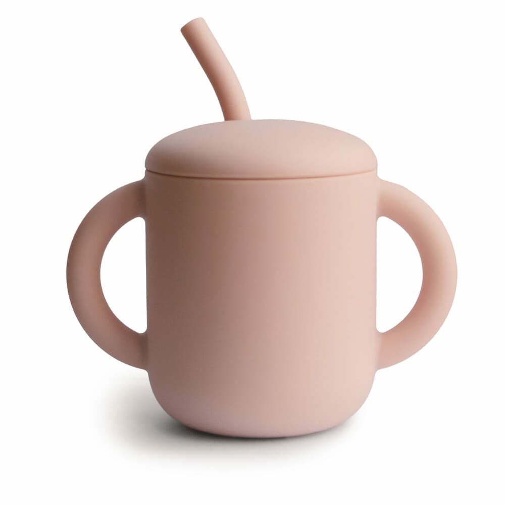 Mushie Drinkbeker met Rietje Blush
